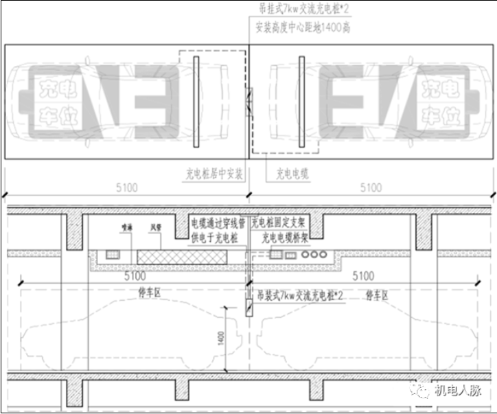 地库充电桩的设计与安装，很实用！