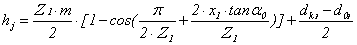 齿轮与蜗杆的计算公式