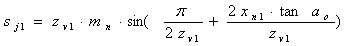 齿轮与蜗杆的计算公式