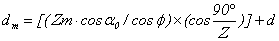 齿轮与蜗杆的计算公式