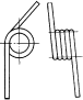 常用的扭转弹簧端部结构