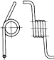 常用的扭转弹簧端部结构