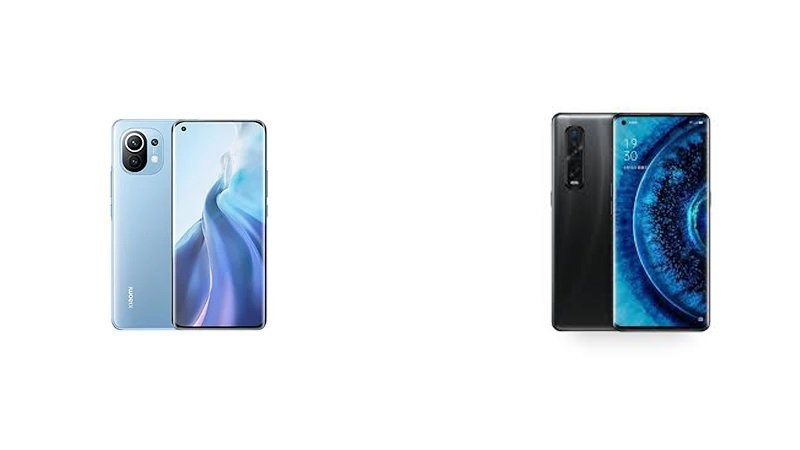 小米11 vs OPPO Find X2：规格比较